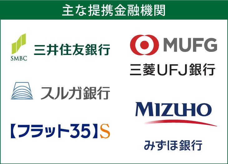 主な提携金融機関